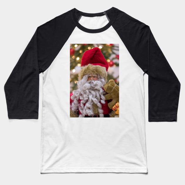 Santa Claus by Debra Martz Baseball T-Shirt by Debra Martz